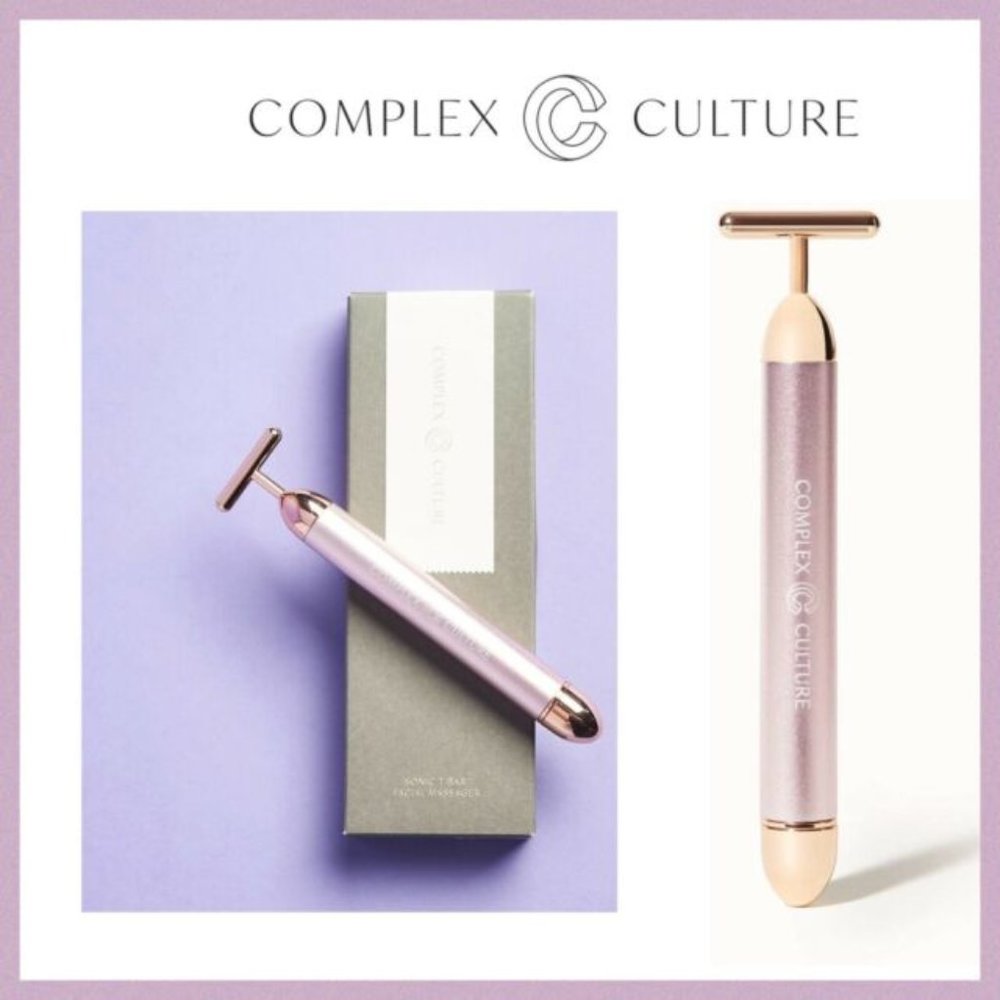 BRAND NEW ** Complex Culture SONIC T-Bar Facial Massager